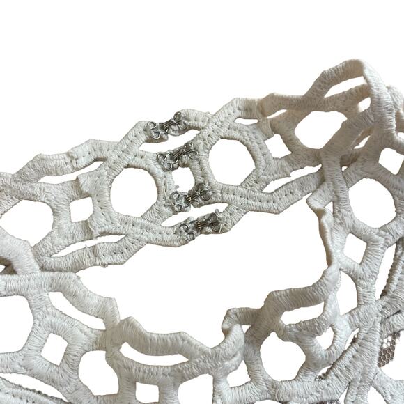 Free People Forever Lace Babydoll Dress in Cream Women’s Size 8 - Picture 5 of 7